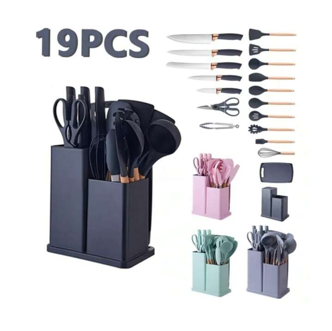 Miniatura 2 de Set Juego 19 Pcs Utensilios Cocina CJ19J